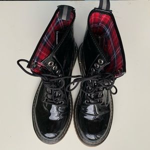 Shiny Combat Style Boots